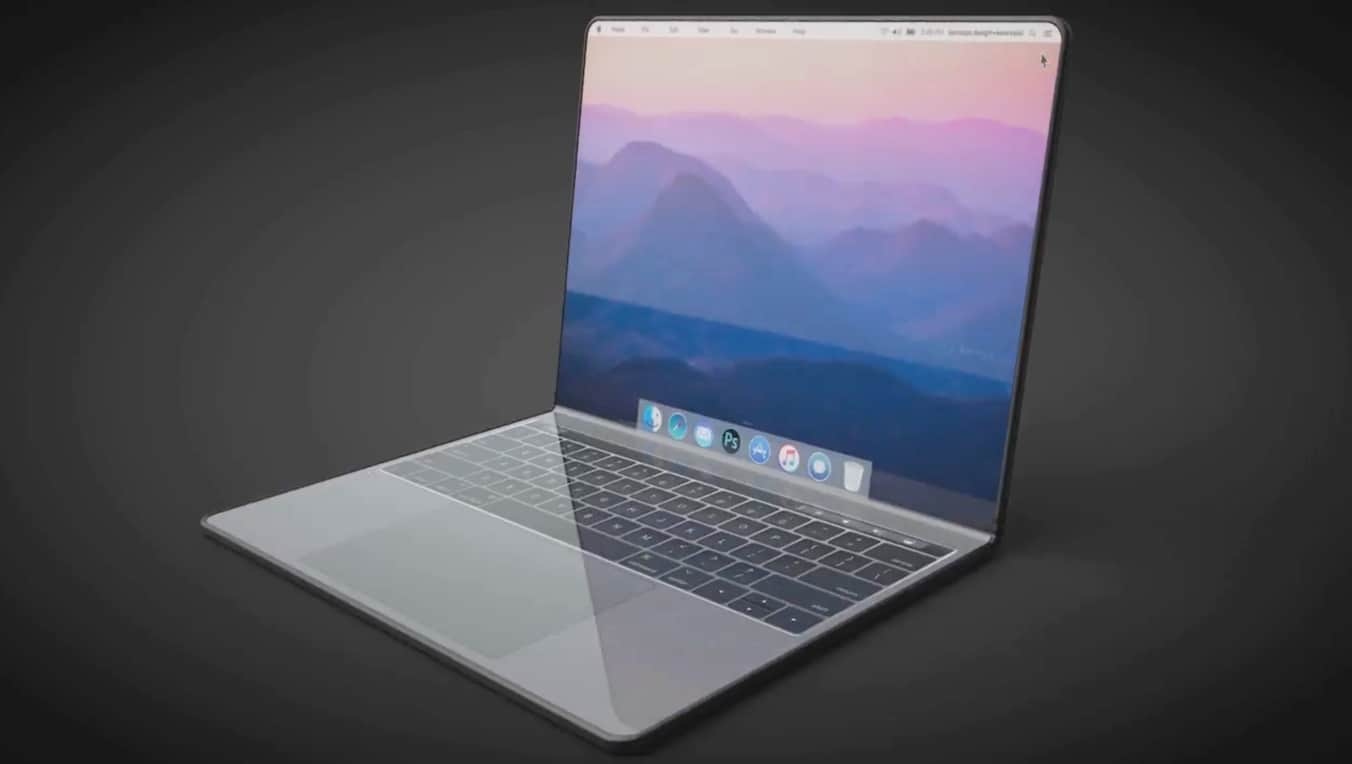 "MacPad Pro" kontseptsioon idealiseerib kokkuklapitava ekraaniga hübriid Ma-seadet -