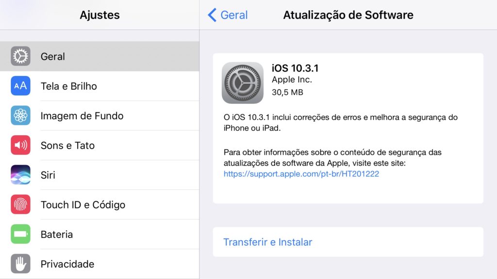 Üllatavalt andis Apple välja iOS 10.3.1 kõigile iPadi, iPhone'i ja iPod touchi kasutajatele [atualizado]