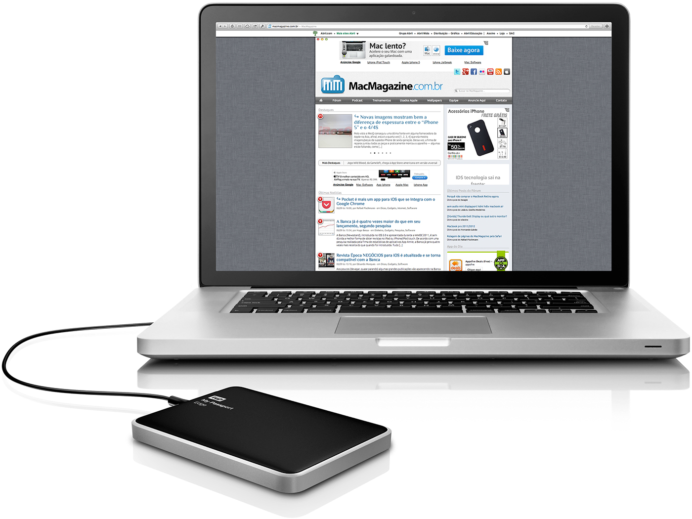 Western Digital toob turule Maci jaoks uue välise kõvaketta My Passport Edge uue versiooni