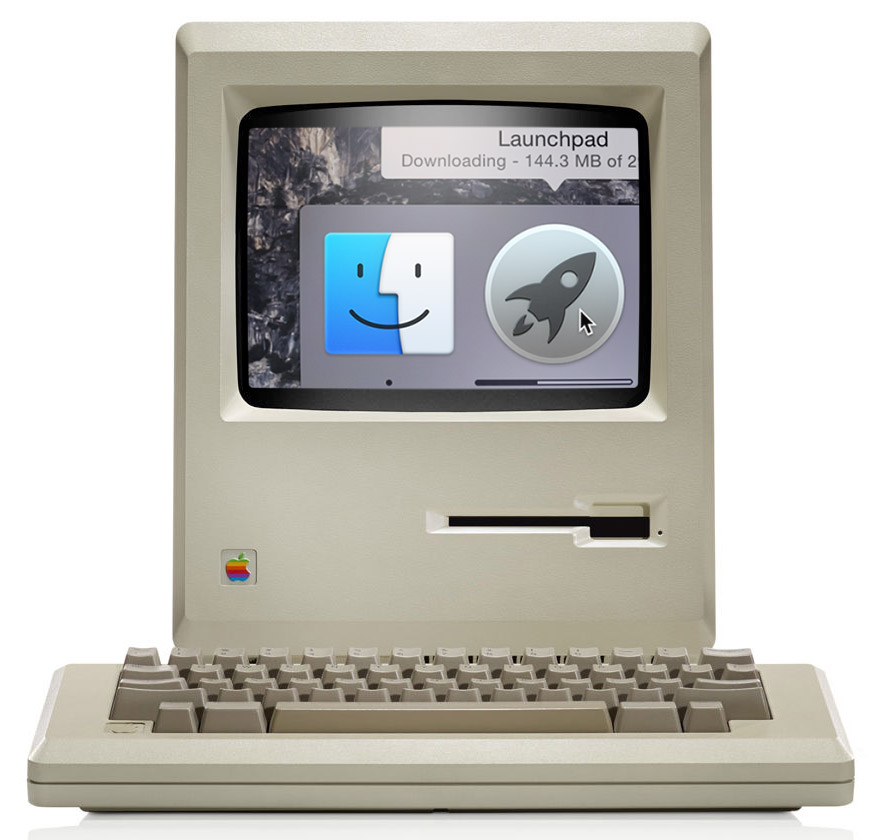 Macintosh vs.  Võrkkesta pilt