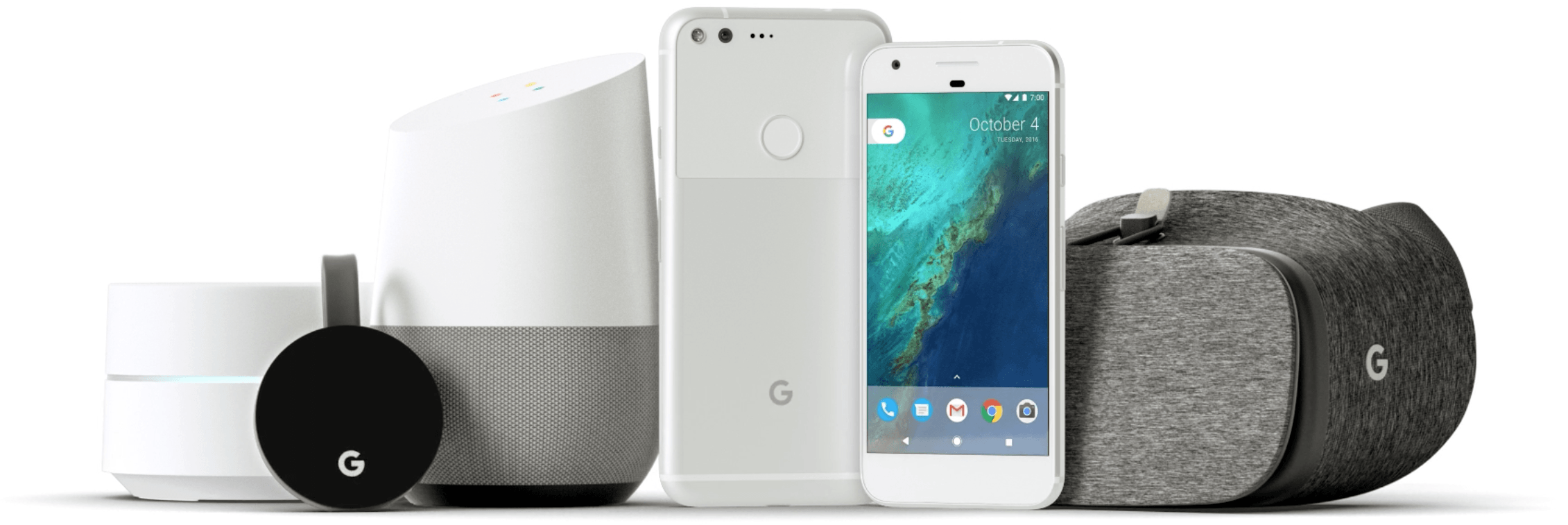 Google esitleb oma Pixeli nutitelefone, millel on "parimad kunagi tehtud kaameratelefonid", ja muid uudiseid, näiteks Home ja Daydream View VR