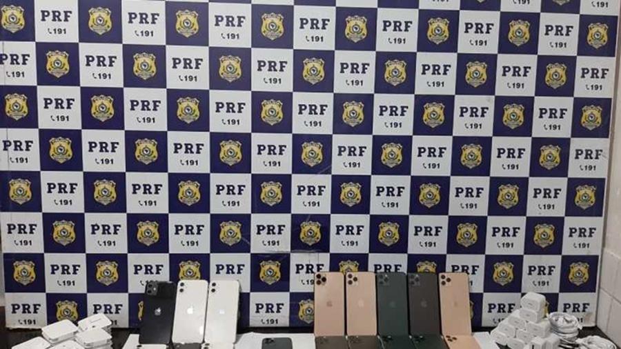 Politsei konfiskeeris Feira de Santanas (BA) smugeldatud iPhone 11 lasti