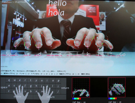Fujitsu virtuaalne klaviatuur
