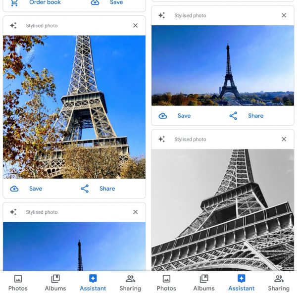 Teenuse Google Photos automaatne viimistlus