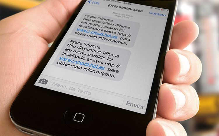 SMS-petuskeem proovib varastatud seadmest iCloudi parooli taastada