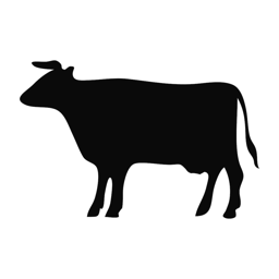 Cowculator - sõprade rakenduse ikoon, mitte toit