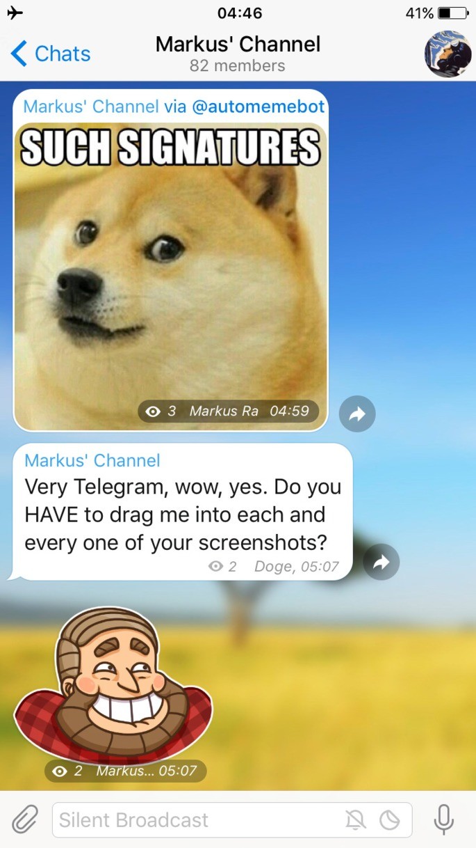 Telegramm või whatsapp