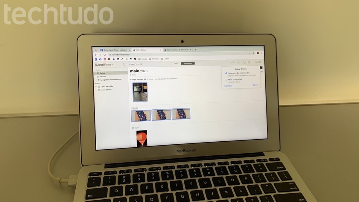 Fotode ja videote allalaadimine iCloudist arvutisse