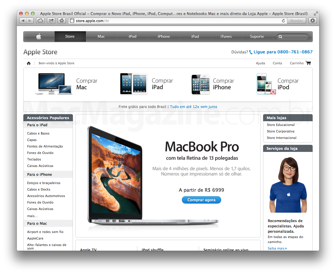 Apple Store on uue välimusega taas eetris;  Vaadake mõne uue toote hindu reaalajal