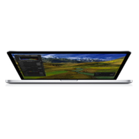 Miniatur MacBook Pro dengan tampilan Retina
