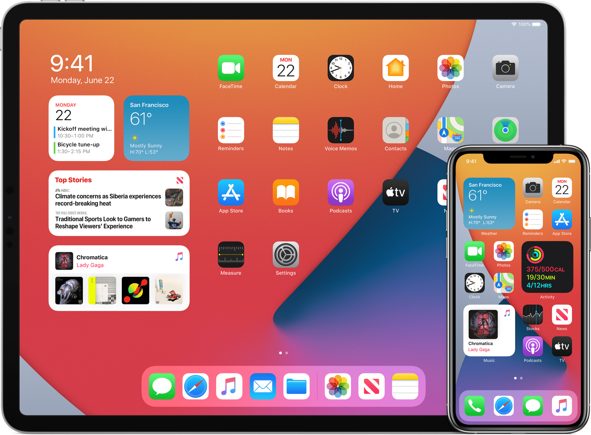 WidgetKit iOS-i, iPadOS-i ja macOS-i jaoks