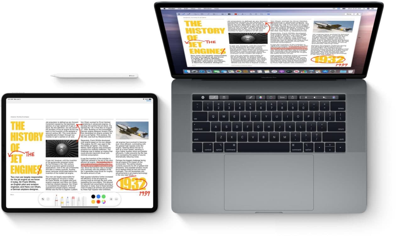 MacBook Pro ja iPad