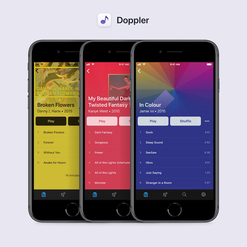 Doppler võimaldab teil korraldada oma muusikakogu otse iOS-is