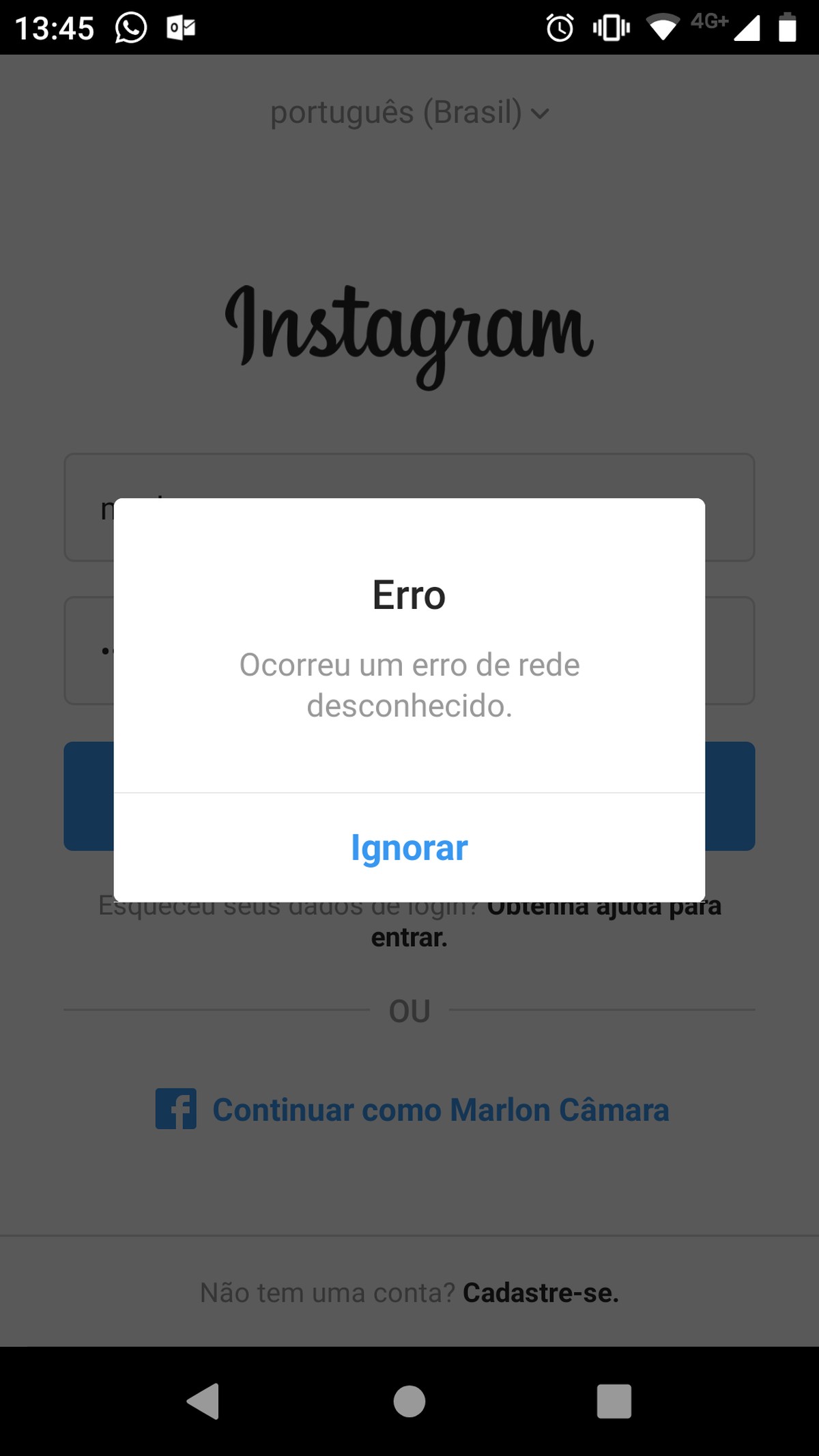 Facebook ja Instagram offline: võrgus on Brasiilias ja kogu maailmas vigu