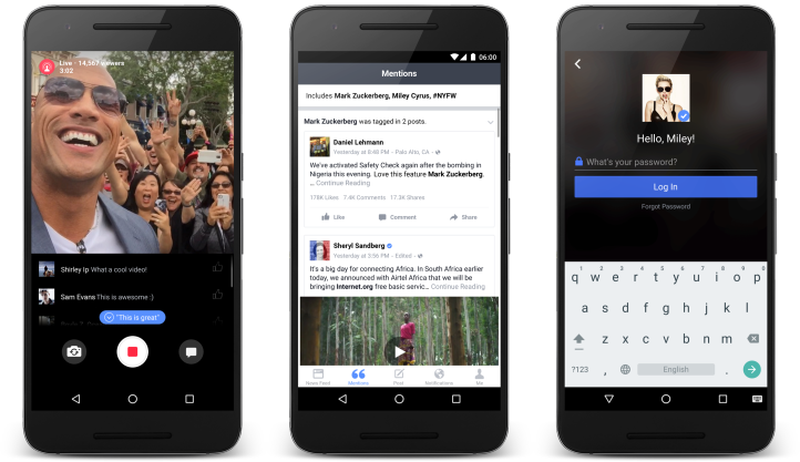 Facebooki pealkiri on nüüd Androidile saadaval