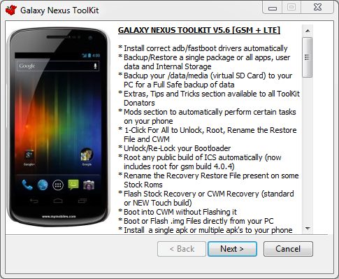 Galaxy Nexuse tööriistakomplekt: kõik tööriistad ühes kohas