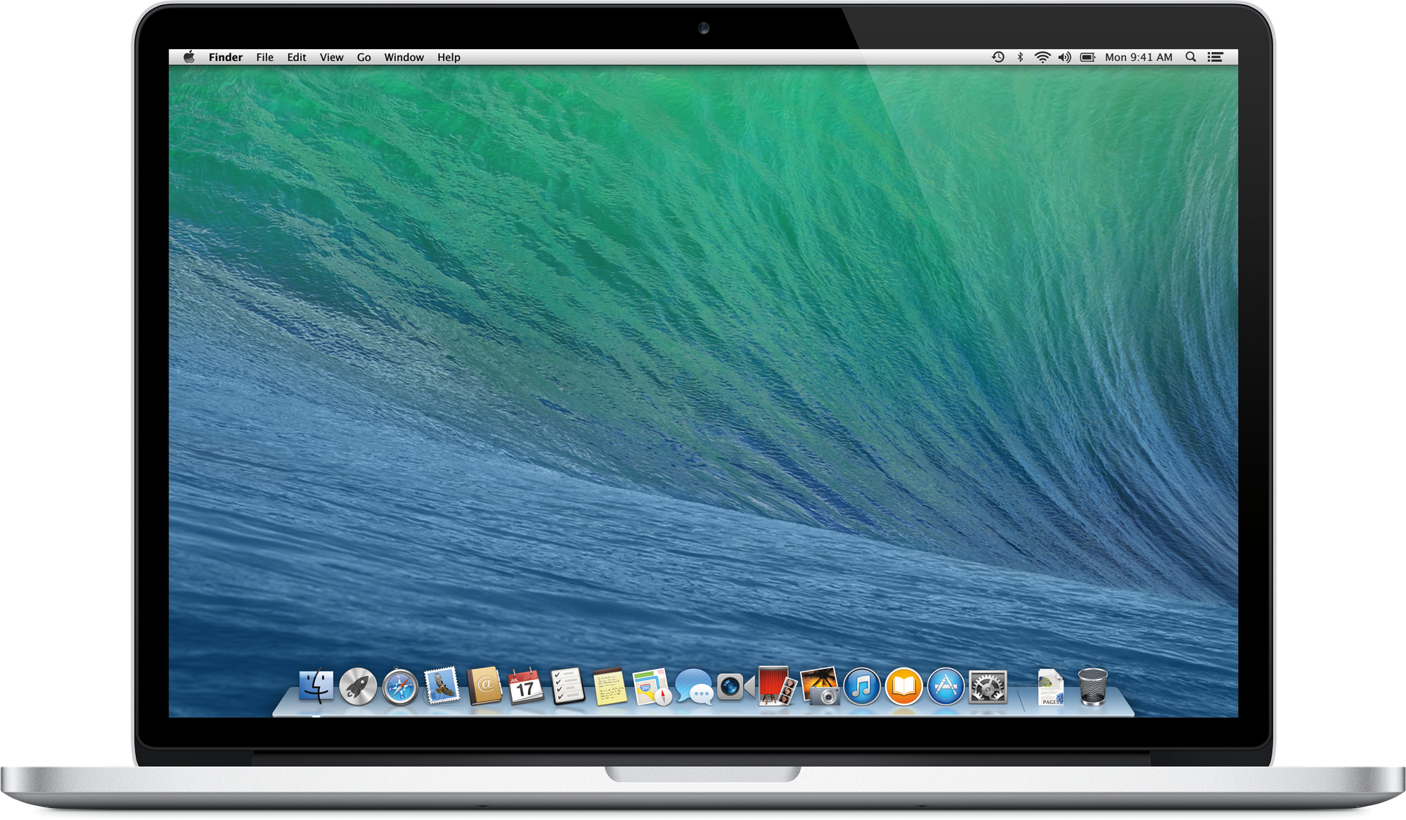 OS X Mavericks MacBook Pro võrkkestas