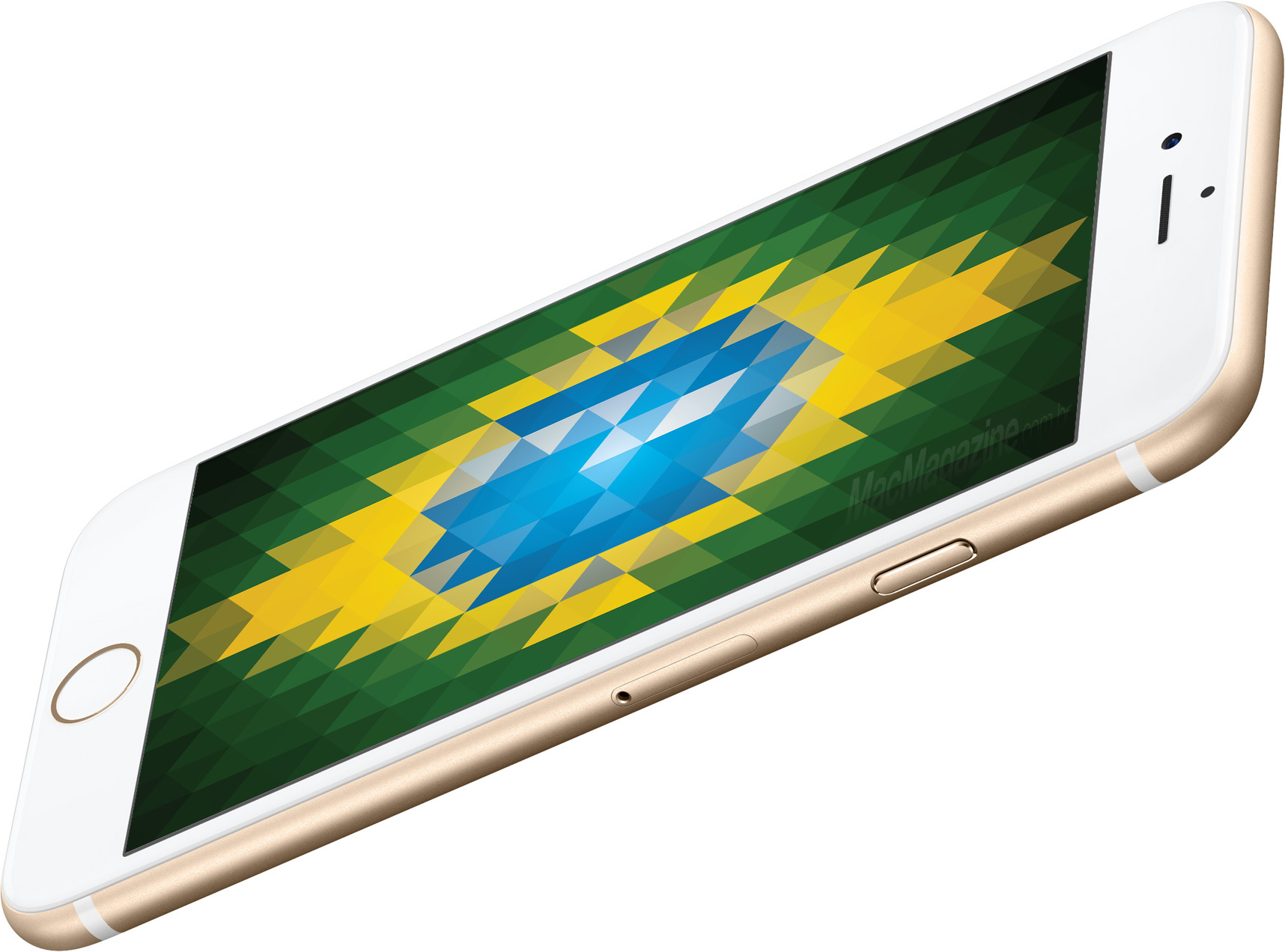 iPhone 6s dengan bendera Brasil
