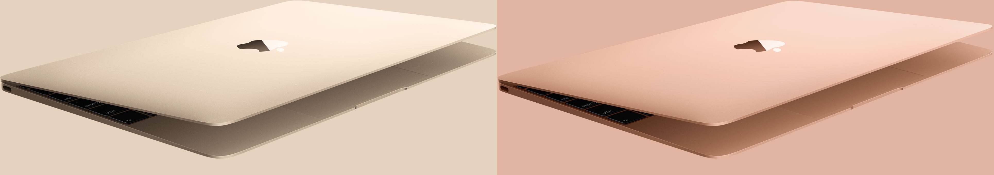 Golden MacBook (vana vs. uus)