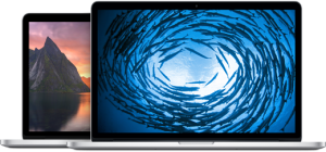 Retina ekraaniga MacBook Pro pisipilt