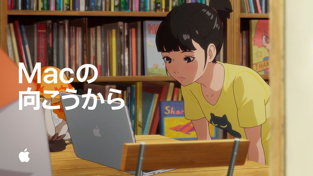 Jaapani Apple'i reklaam näitab anime tähemärke Maci abil