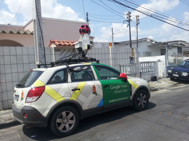 Manausis nähtud Google Street View auto