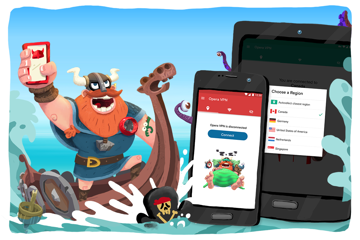 Opera pakub Androidis tasuta VPN-i