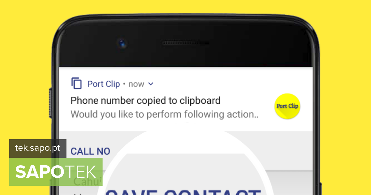 PortClip salvestab kõik, mida nutitelefoni kopeerite.  Ja teha ettepanekuid