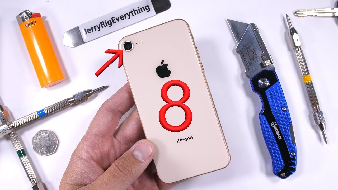 Video näitab iPhone 8 vastupidavuse ja kiiruse testi [atualizado: teste de queda]
