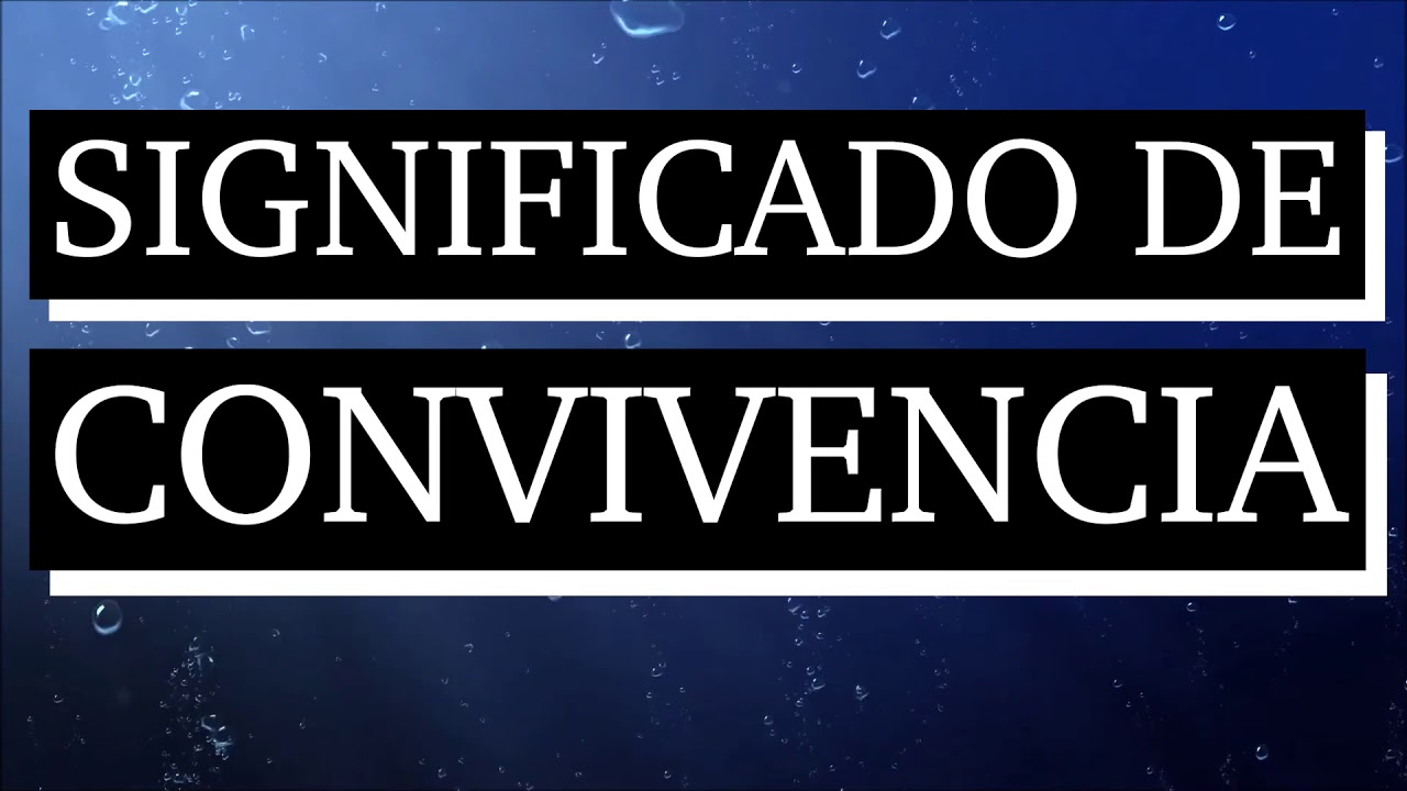 Significado de convivencia: 7 claves para mejorar tu hogar 1 significado de convivencia